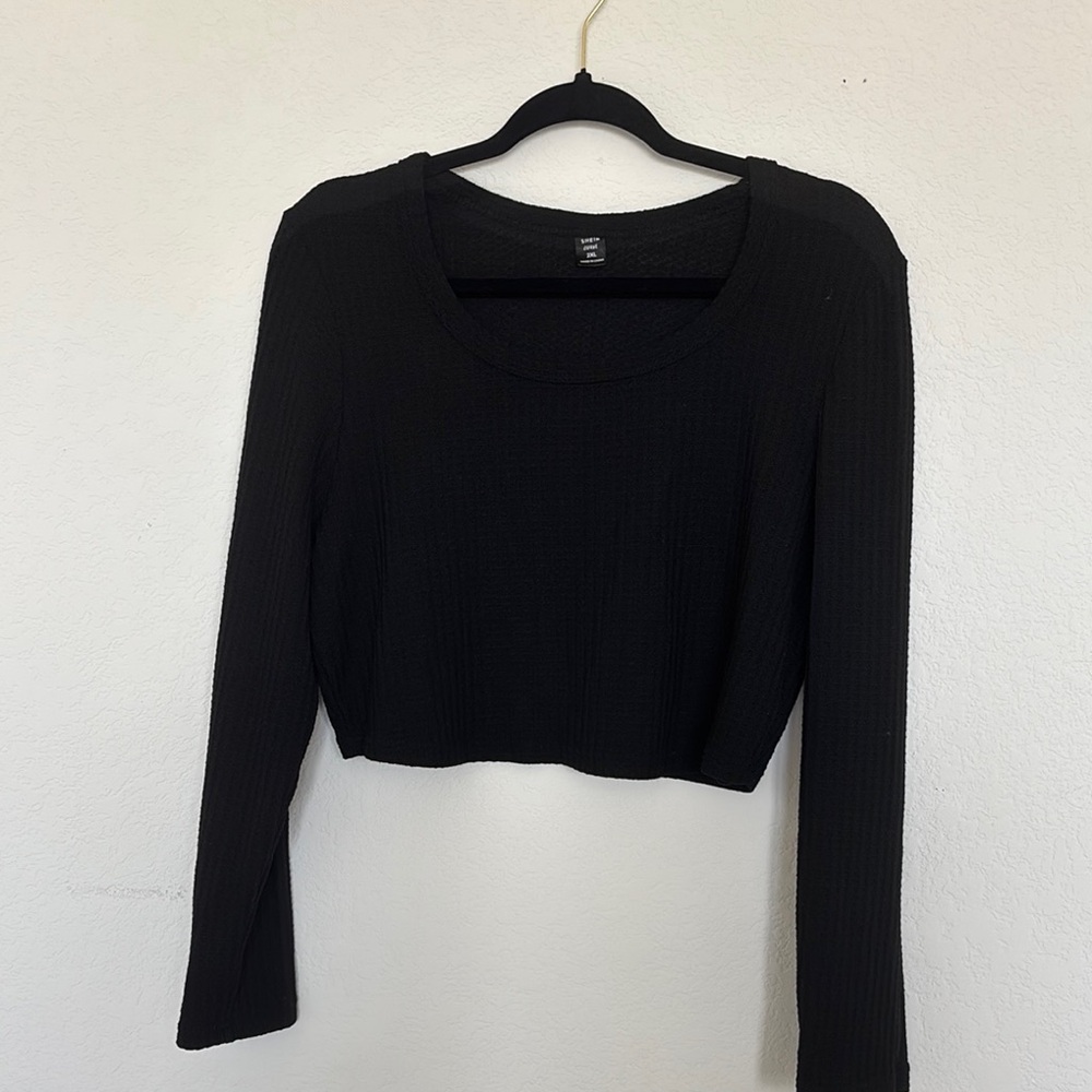 Black Long Sleeve Women's Top